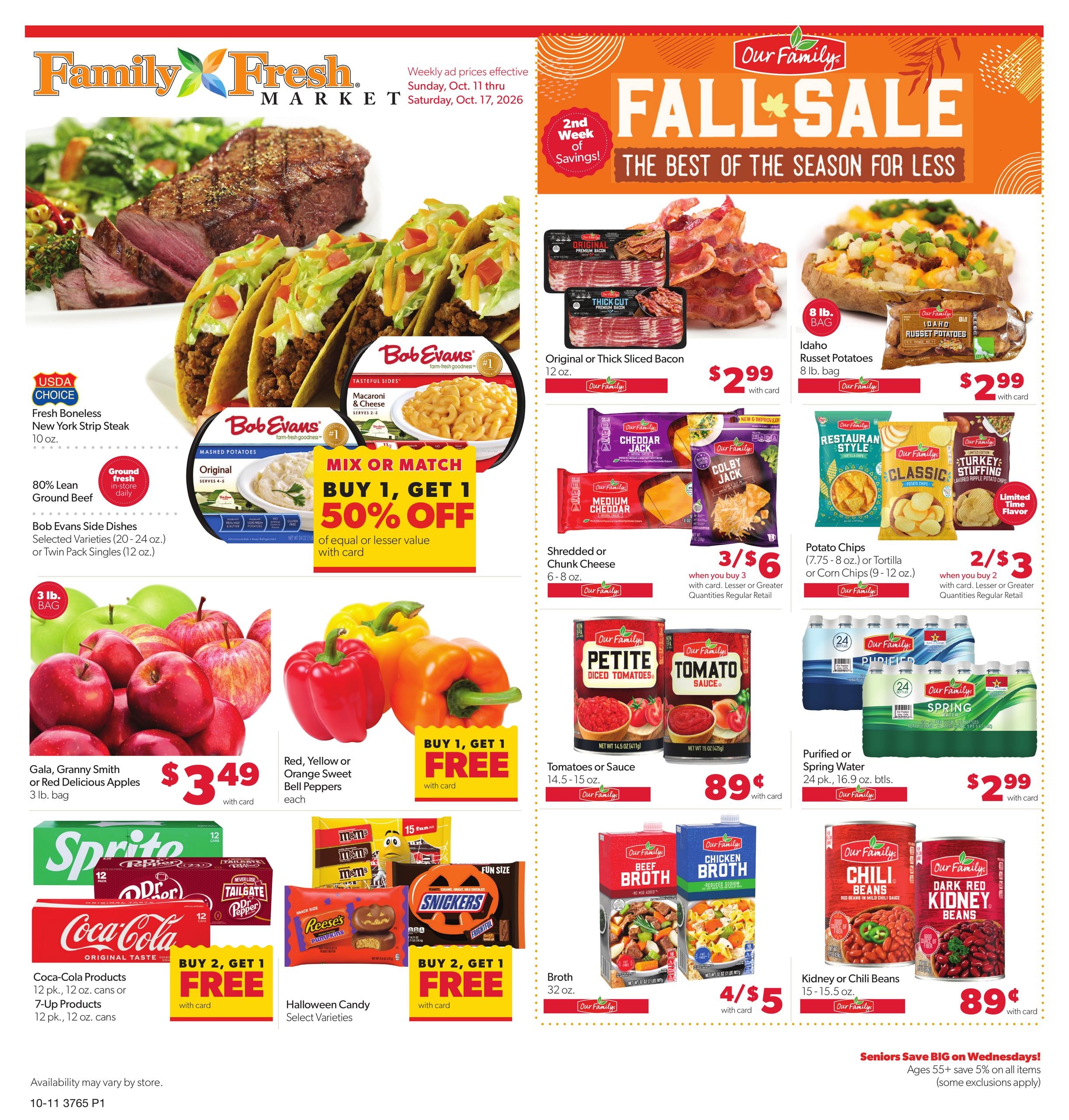 Family Fresh (Hildreth Area, NE) Weekly Ad October 11 - 17, 2026