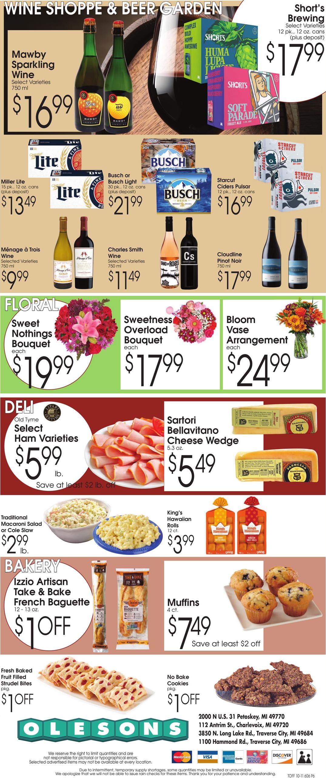 Olesons Farm Fresh Markets Weekly Ad October 11 - 17, 2026
