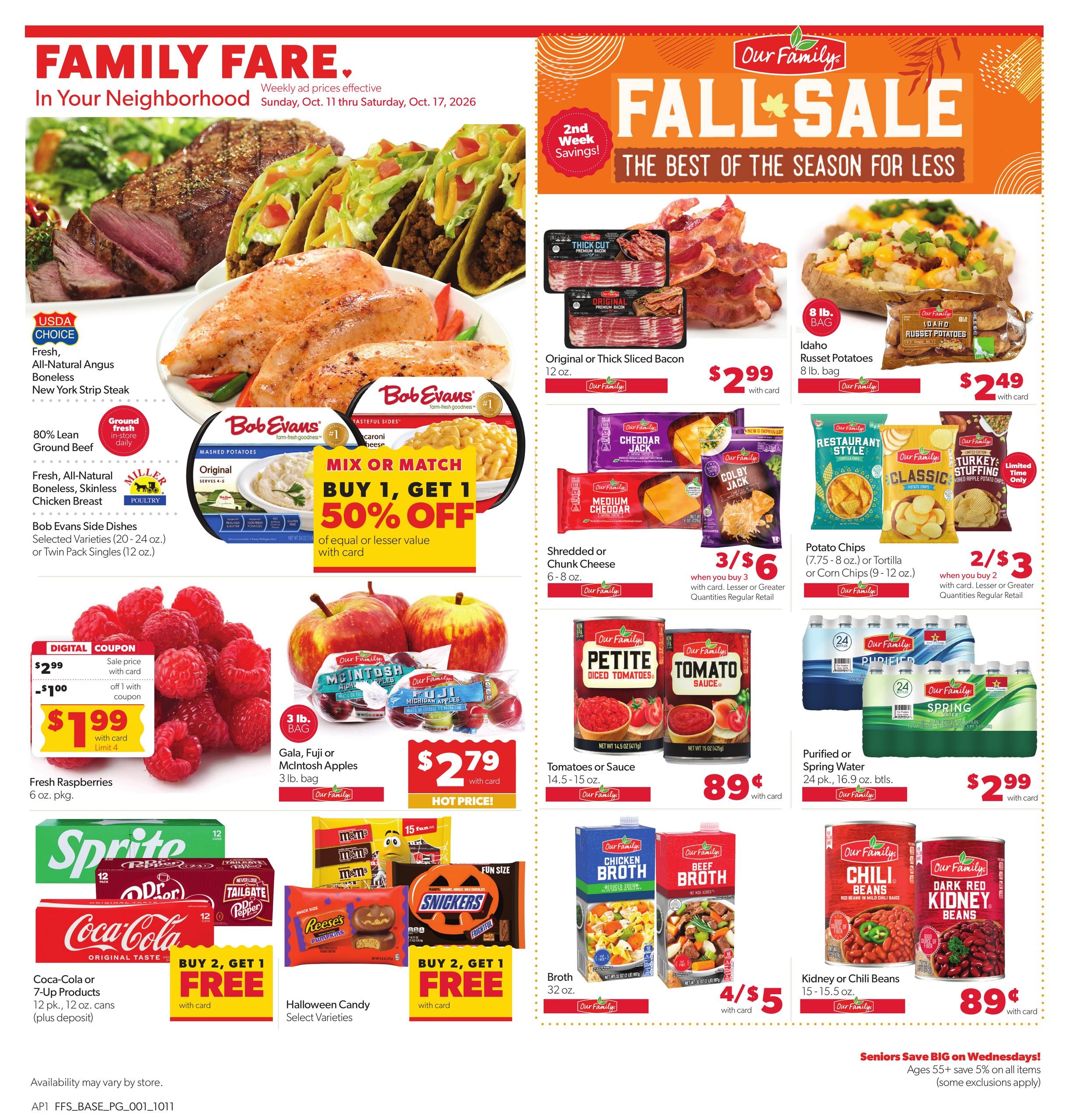 Family Fare (Breckenridge Area, MI) Weekly Ad October 11 - 17, 2026