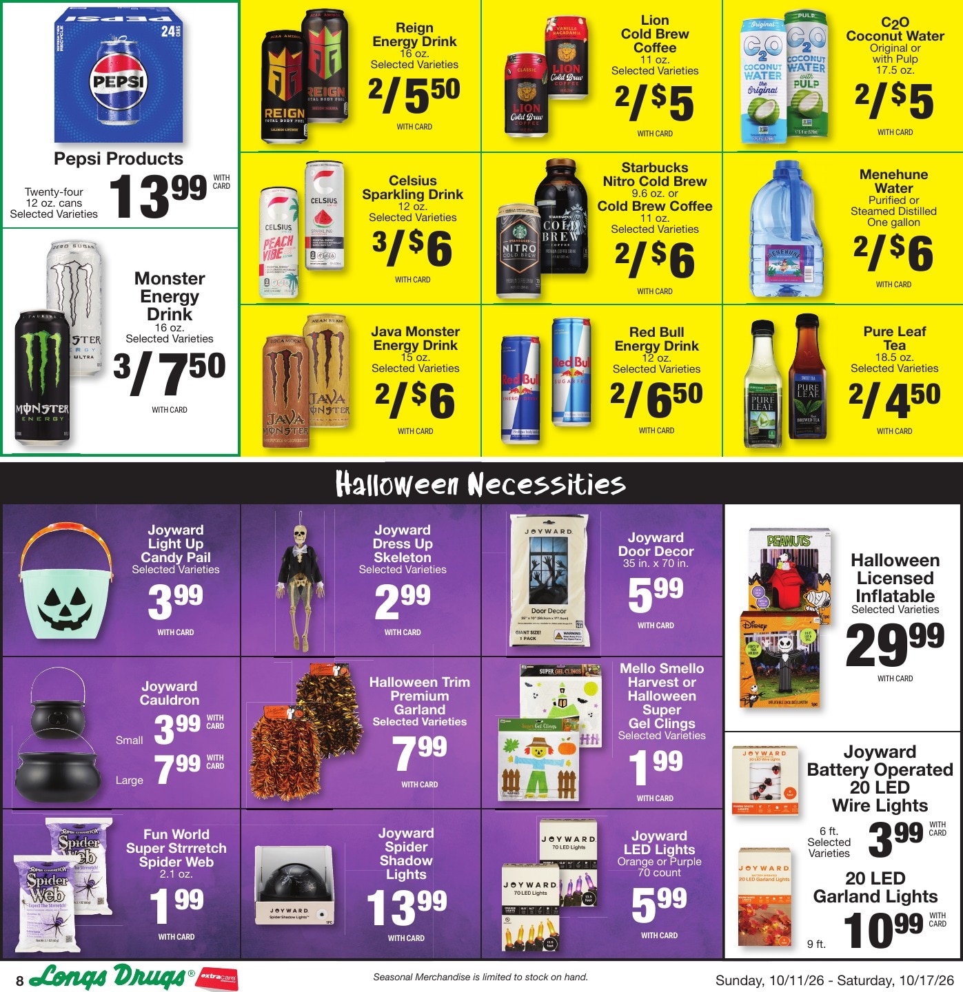 Longs Drugs Big Island Weekly Ad October 11 - 17, 2026