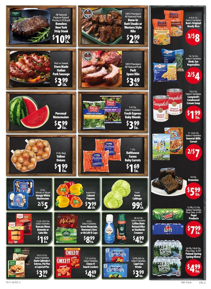 P&C Fresh Markets Weekly Ad October 11 - 17, 2026