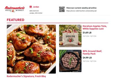 Radermacher's Fresh Market Weekly Ad October 11 - 17, 2026