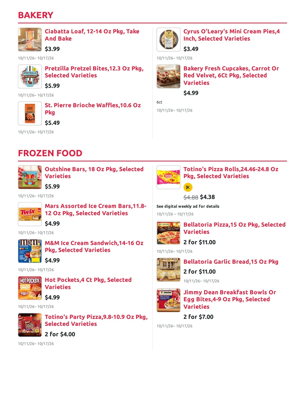 Radermacher's Fresh Market Weekly Ad October 11 - 17, 2026
