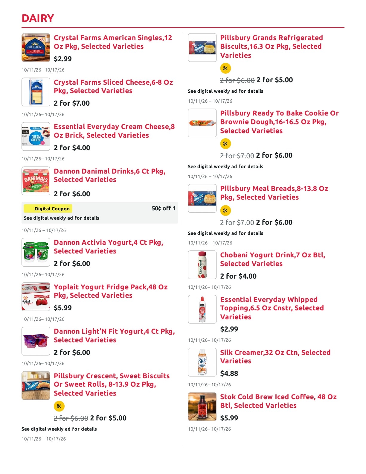 Radermacher's Fresh Market Weekly Ad October 11 - 17, 2026