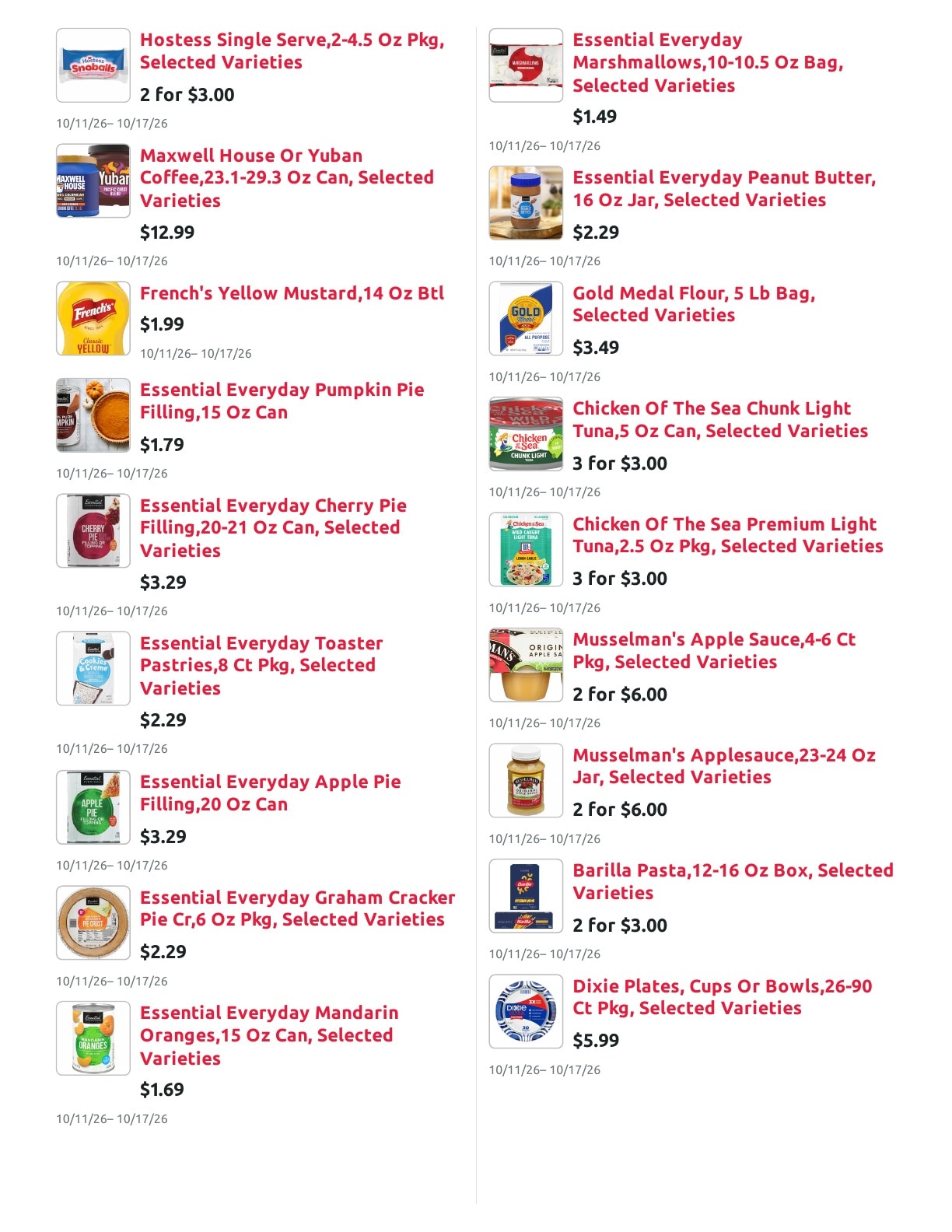 Radermacher's Fresh Market Weekly Ad October 11 - 17, 2026