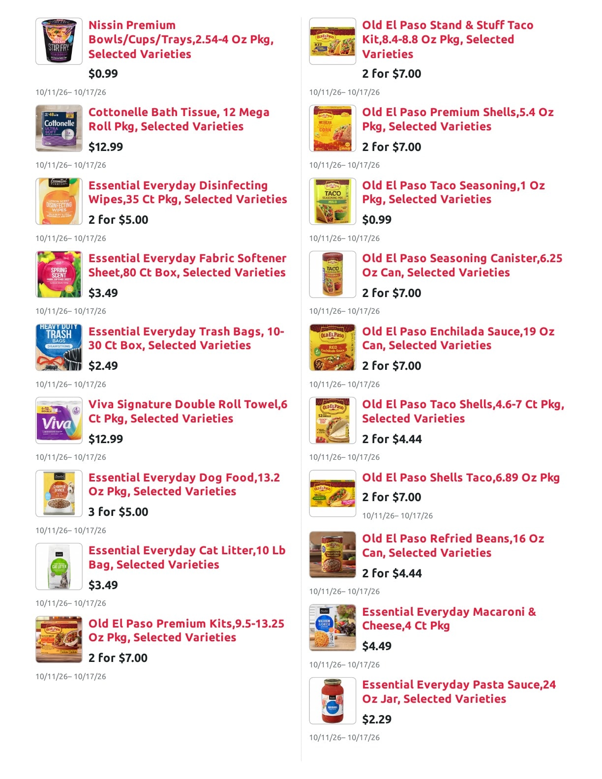 Radermacher's Fresh Market Weekly Ad October 11 - 17, 2026