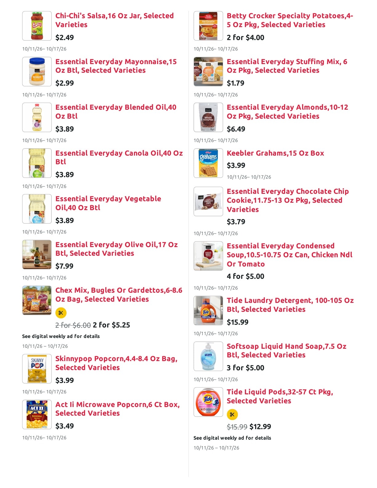 Radermacher's Fresh Market Weekly Ad October 11 - 17, 2026