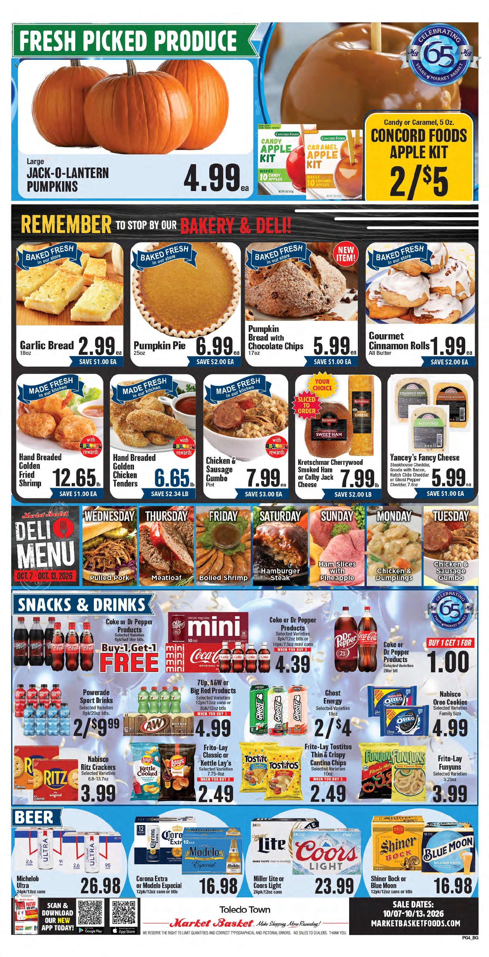 Market Basket (Many, LA) Weekly Ad October 7 - 13, 2026