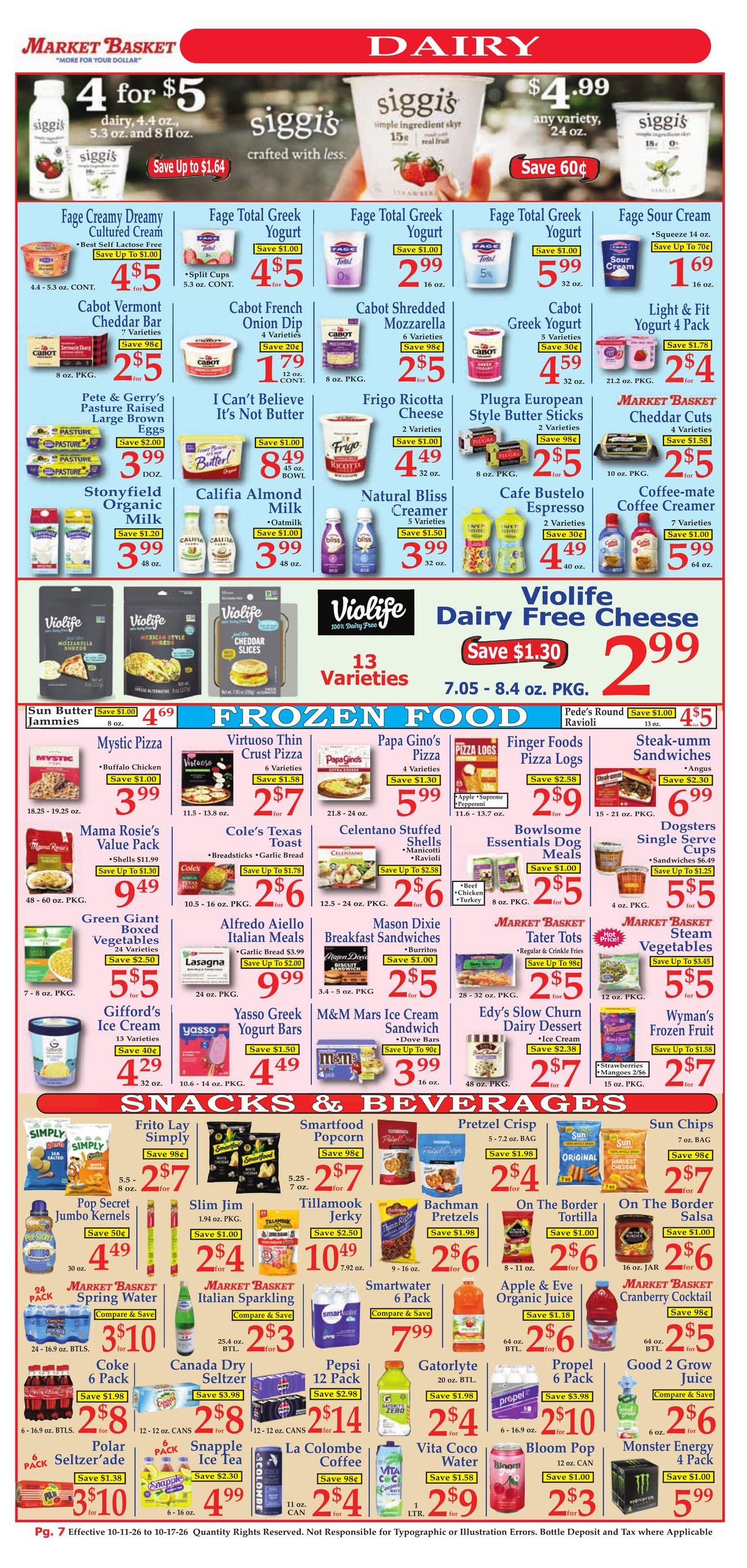 Demoulas Market Basket Weekly Ad October 11 - 17, 2026