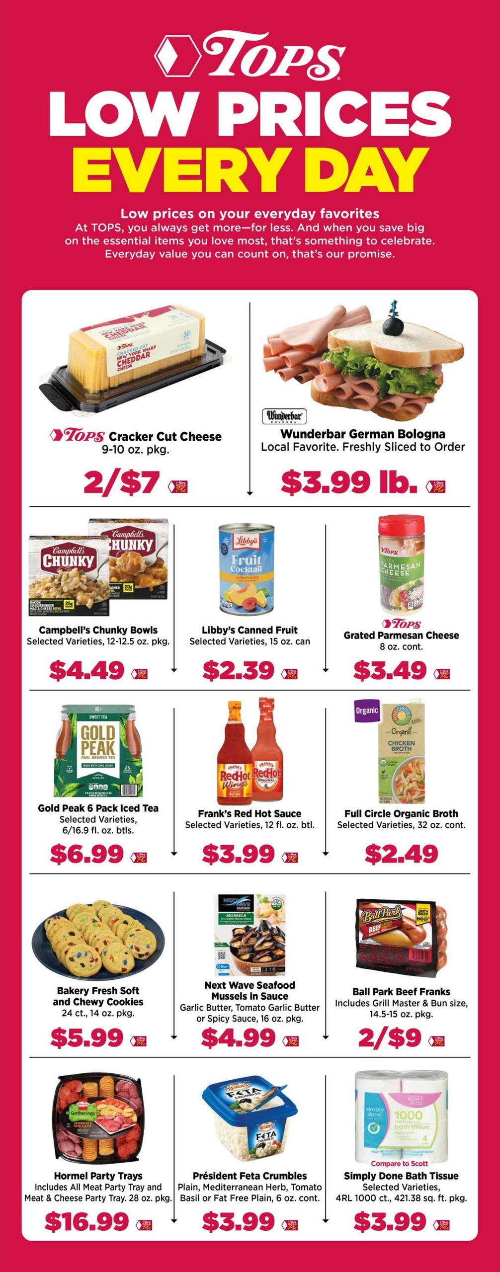Tops Friendly Markets (Findley Lake Area, NY) Weekly Ad October 11 - 17, 2026