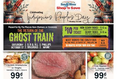 Sandy River Shop 'n Save Weekly Ad October 11 - 17, 2026