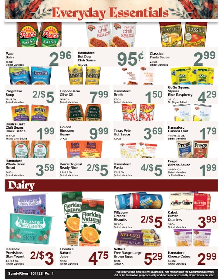 Sandy River Shop 'n Save Weekly Ad October 11 - 17, 2026