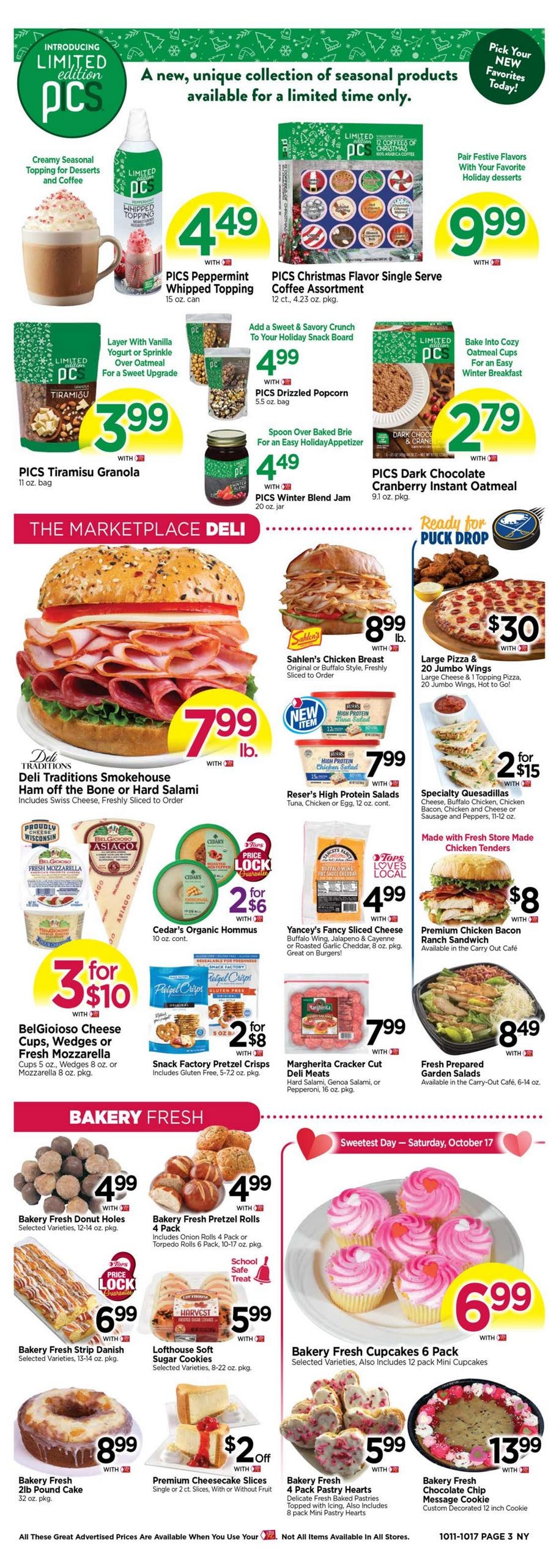 Tops Friendly Markets (Gaylordsville Area, CT) Weekly Ad October 11 - 17, 2026