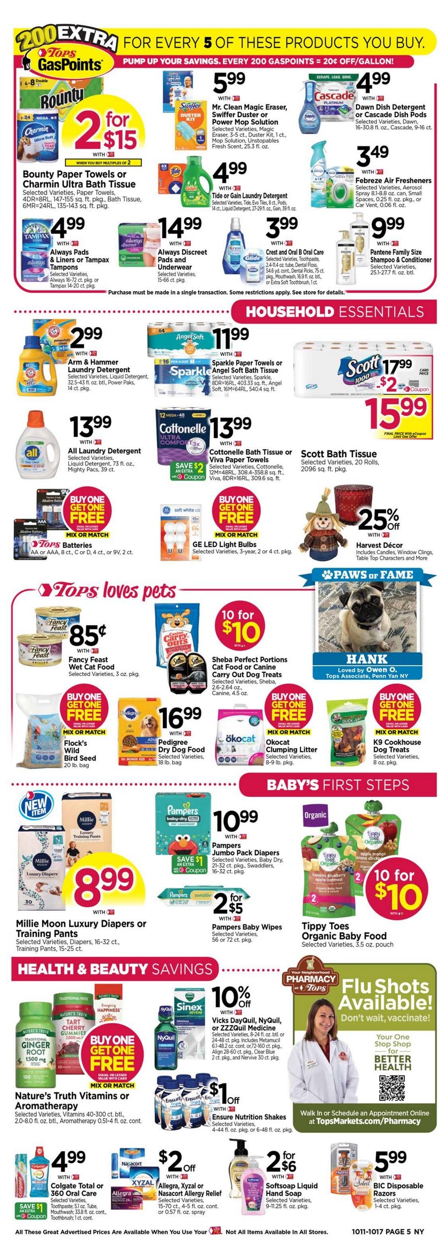 Tops Friendly Markets (Gaylordsville Area, CT) Weekly Ad October 11 - 17, 2026