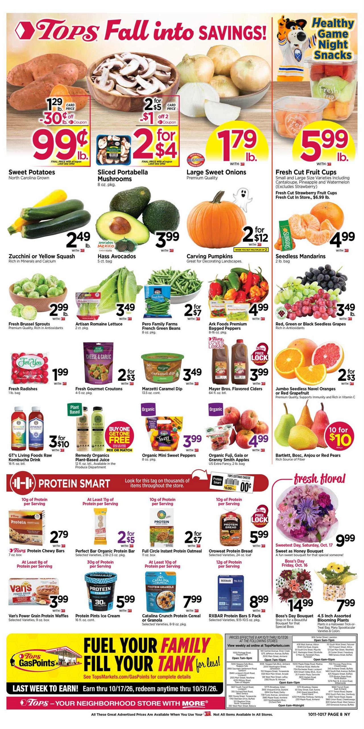 Tops Friendly Markets (Gaylordsville Area, CT) Weekly Ad October 11 - 17, 2026