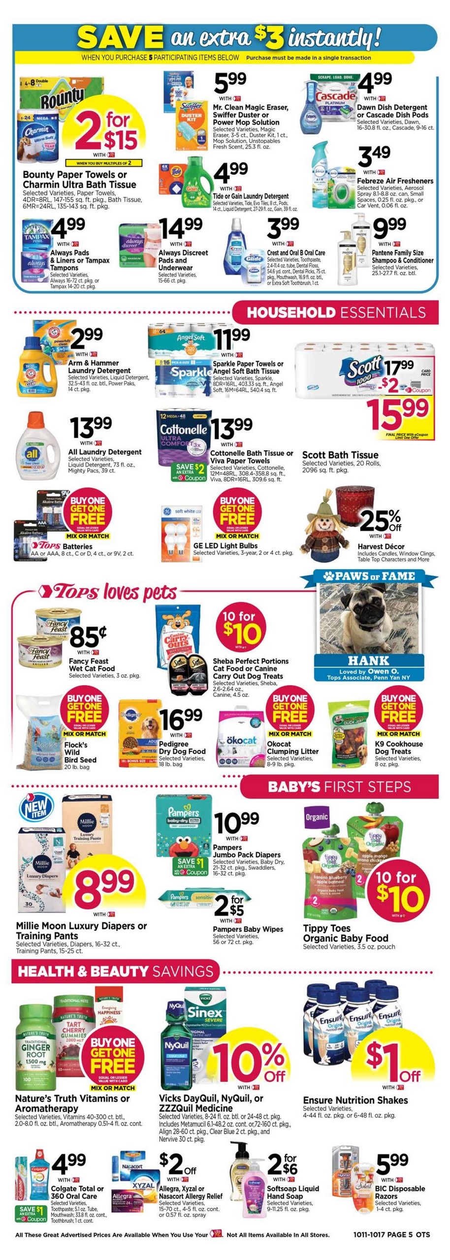 Tops Friendly Markets (Farmdale Area, OH) Weekly Ad October 11 - 17, 2026