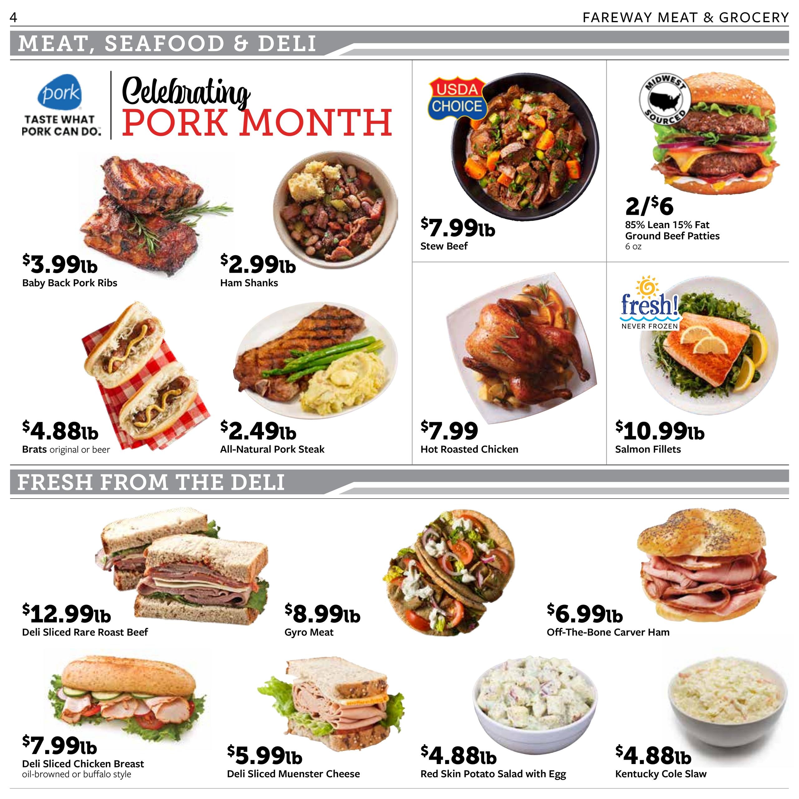 Fareway (Ellsworth-Kanaranzi Area, MN) Weekly Ad October 5 - 17, 2026