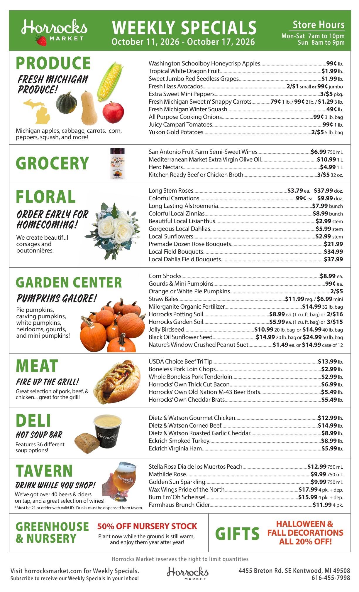 Horrocks Market Weekly Ad October 11 - 17, 2026