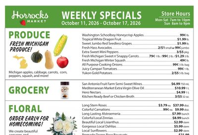 Horrocks Market Weekly Ad October 11 - 17, 2026