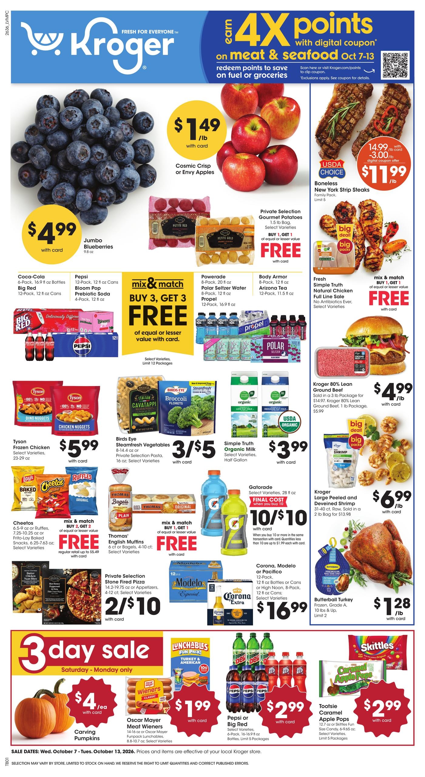 Kroger (Corinth-Mason Area, KY) Weekly Ad October 7 - 13, 2026