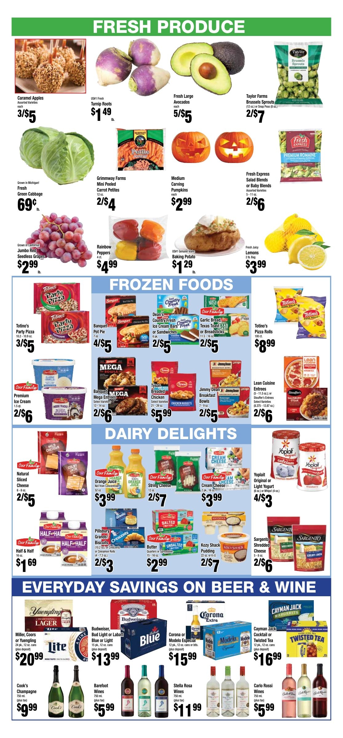 8 Mile Foodland Weekly Ad October 9 - 15, 2026