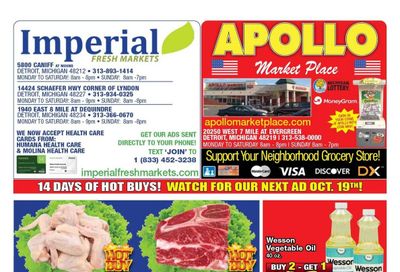 Apollo Market Place Weekly Ad October 5 - 18, 2026
