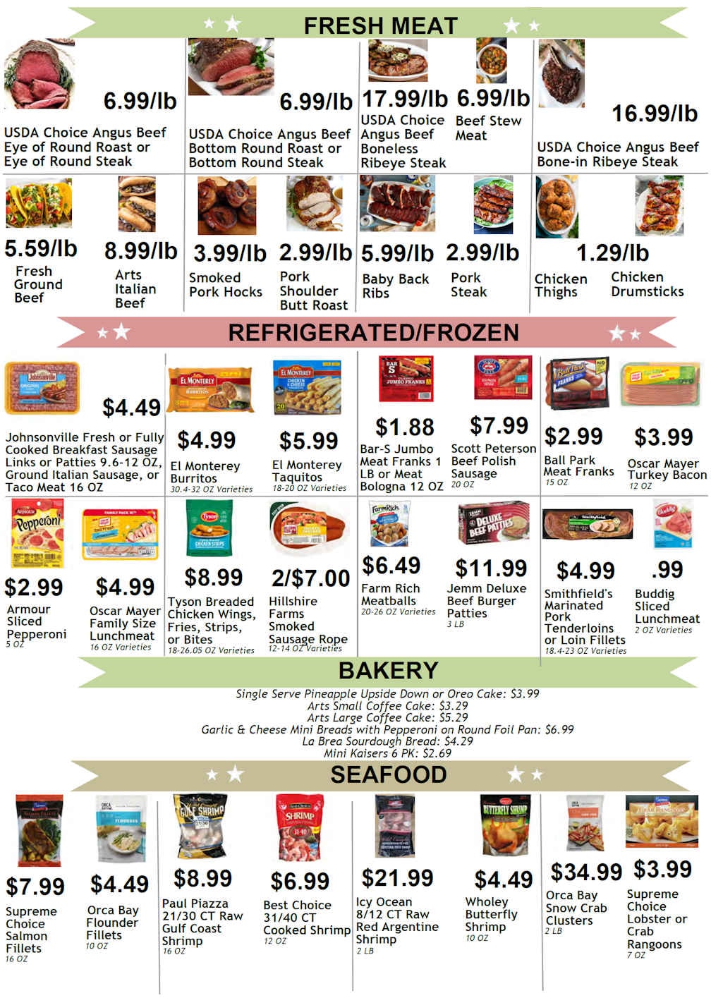 Art's Food Market Weekly Ad October 12 - 18, 2026