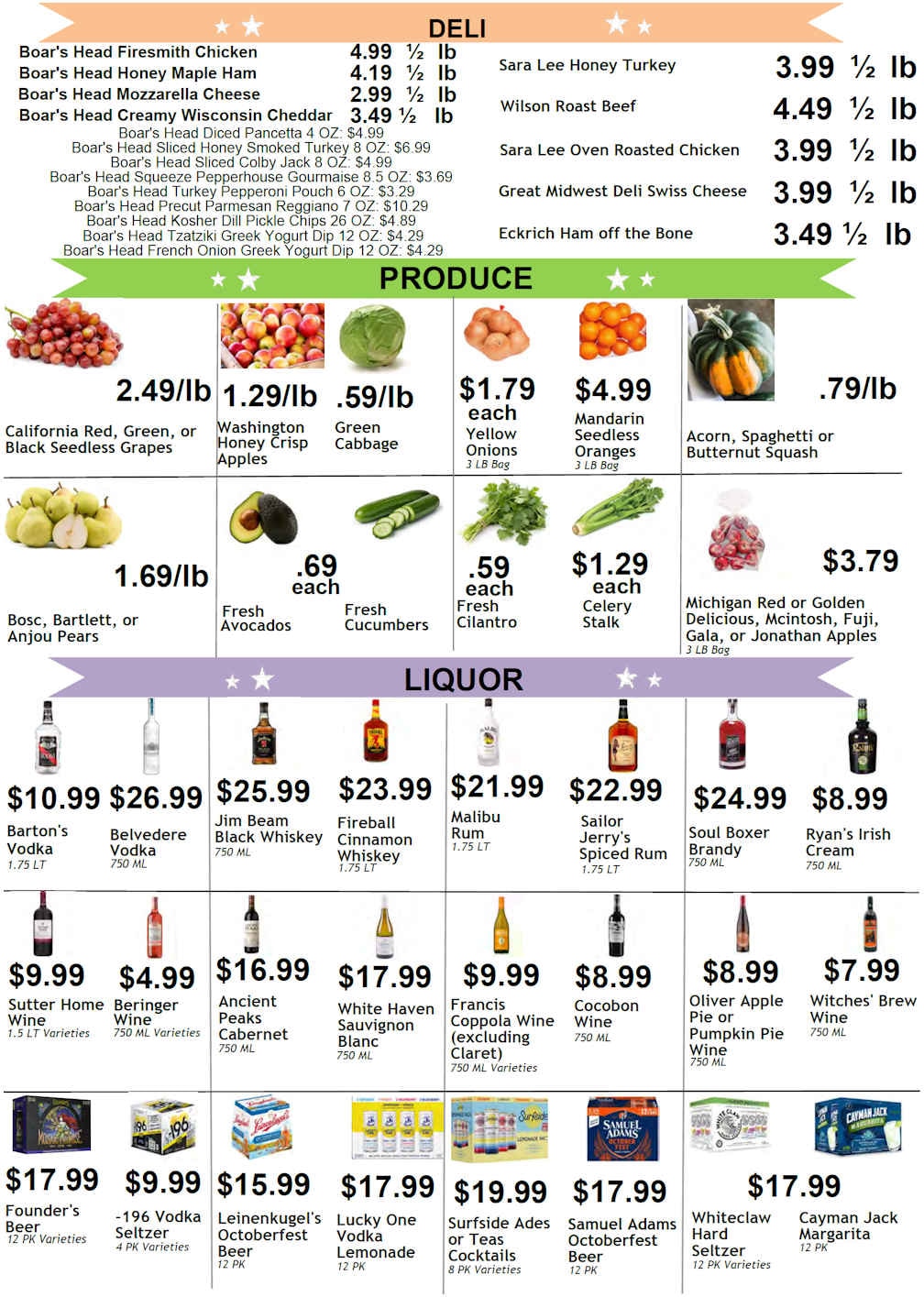 Art's Food Market Weekly Ad October 12 - 18, 2026