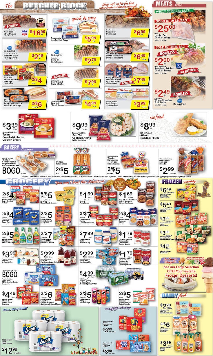 Ed and Jean's Market Weekly Ad October 12 - 17, 2026