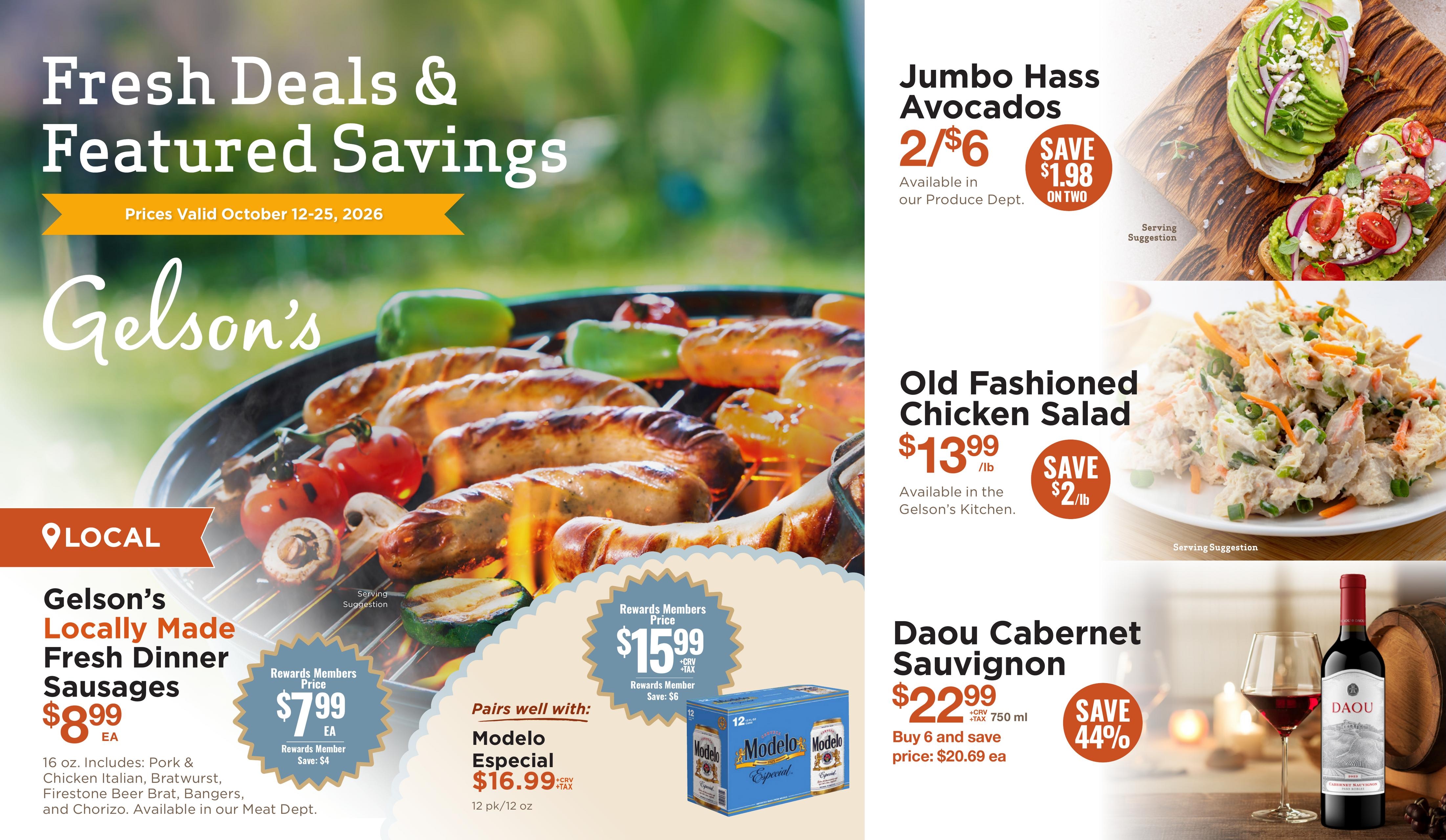 Gelson's Market Weekly Ad October 12 - 25, 2026