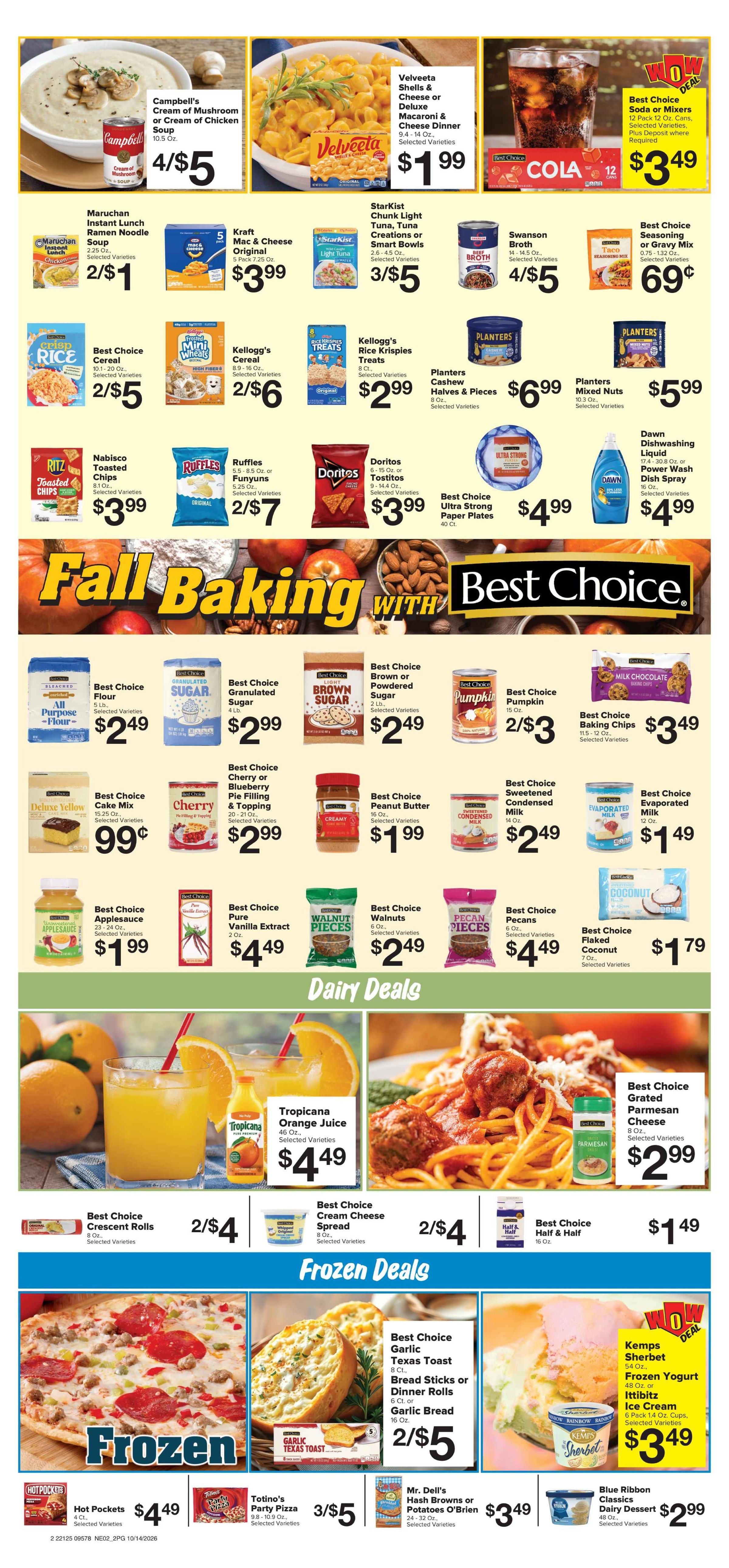 Cambridge Super Market Great Deals This Week! Weekly Ad October 12 - 17, 2026