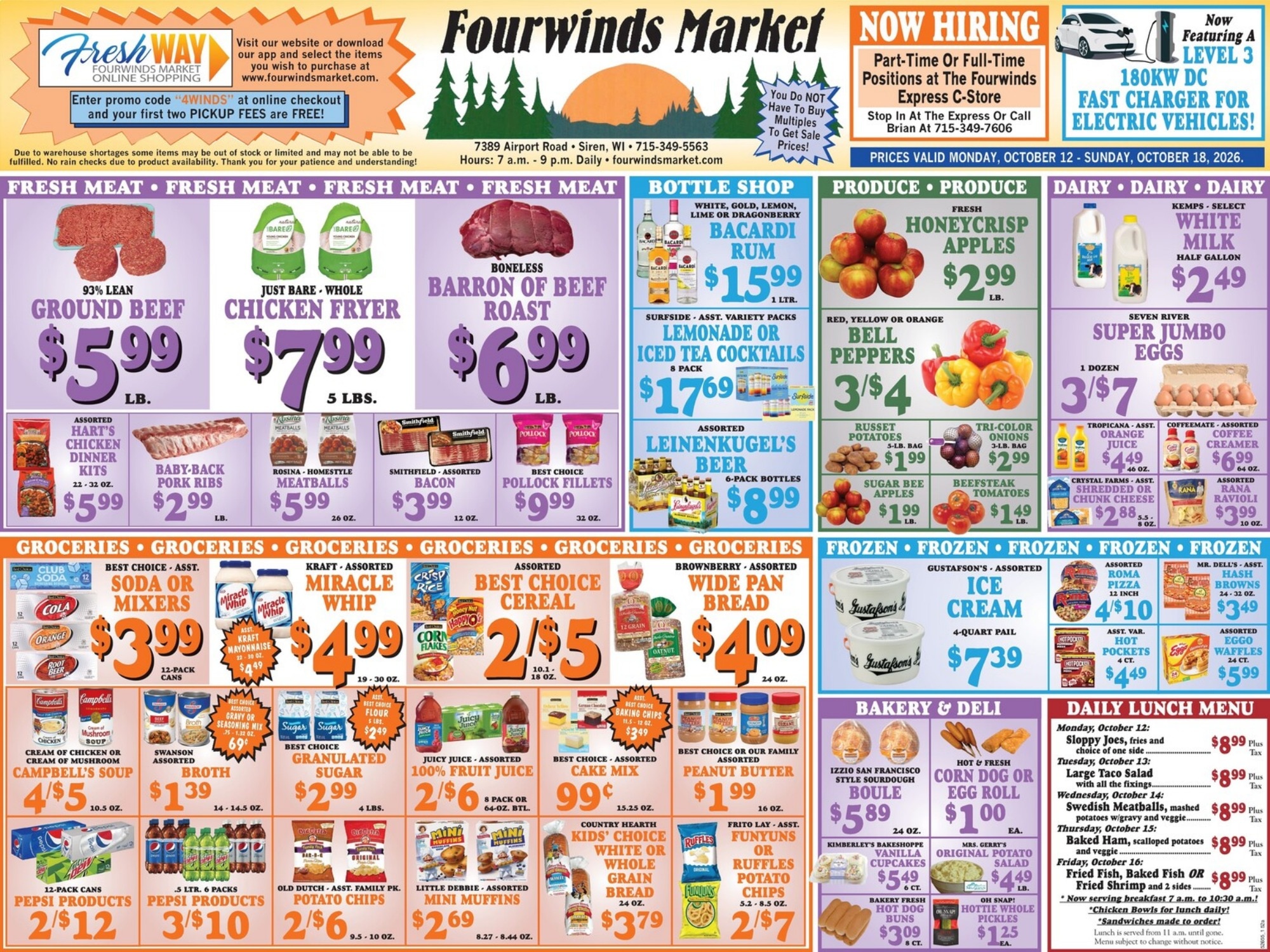 Fourwinds Market Weekly Ad October 12 - 18, 2026