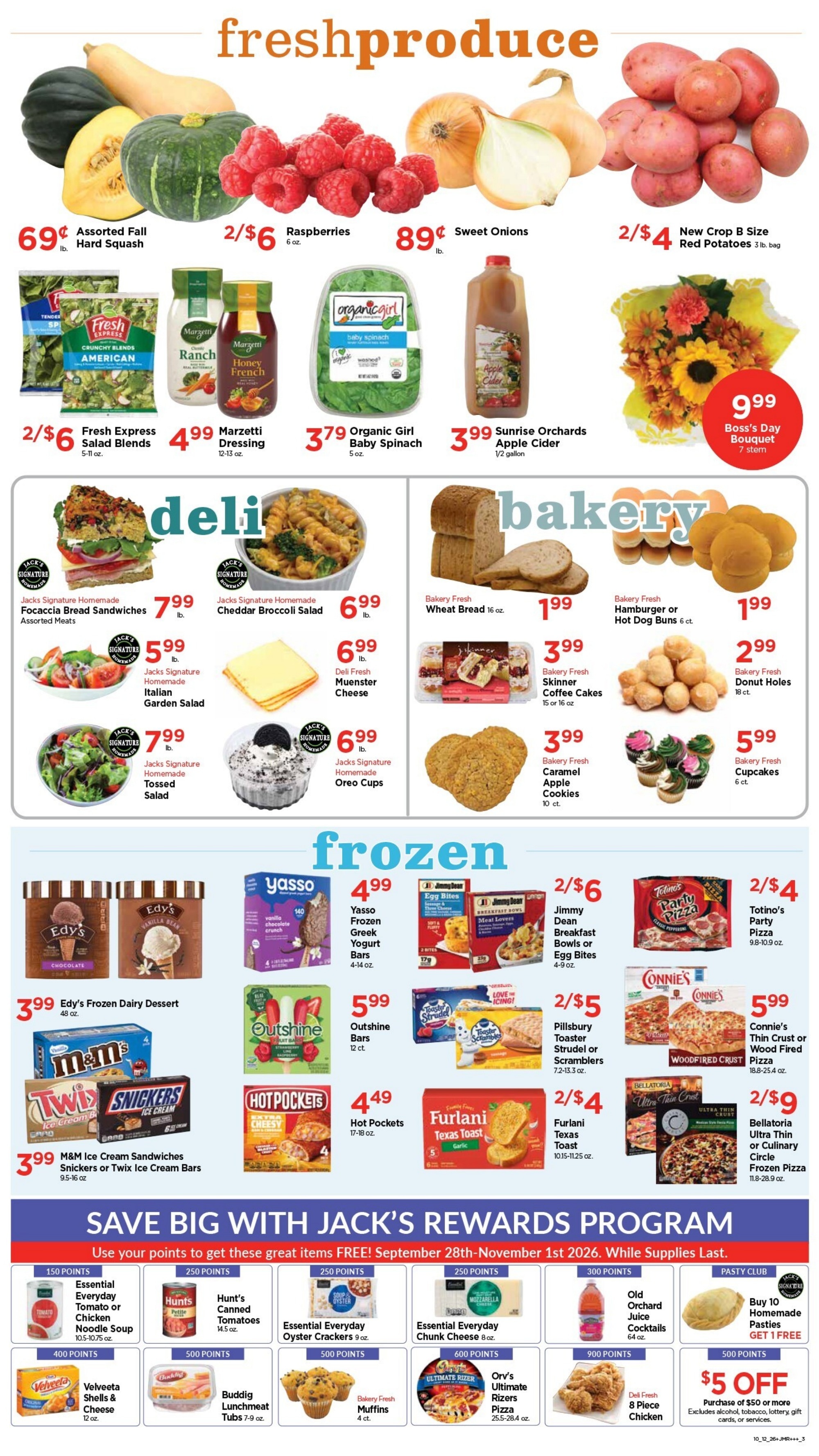 Jack's Fresh Market Weekly Ad October 12 - 18, 2026