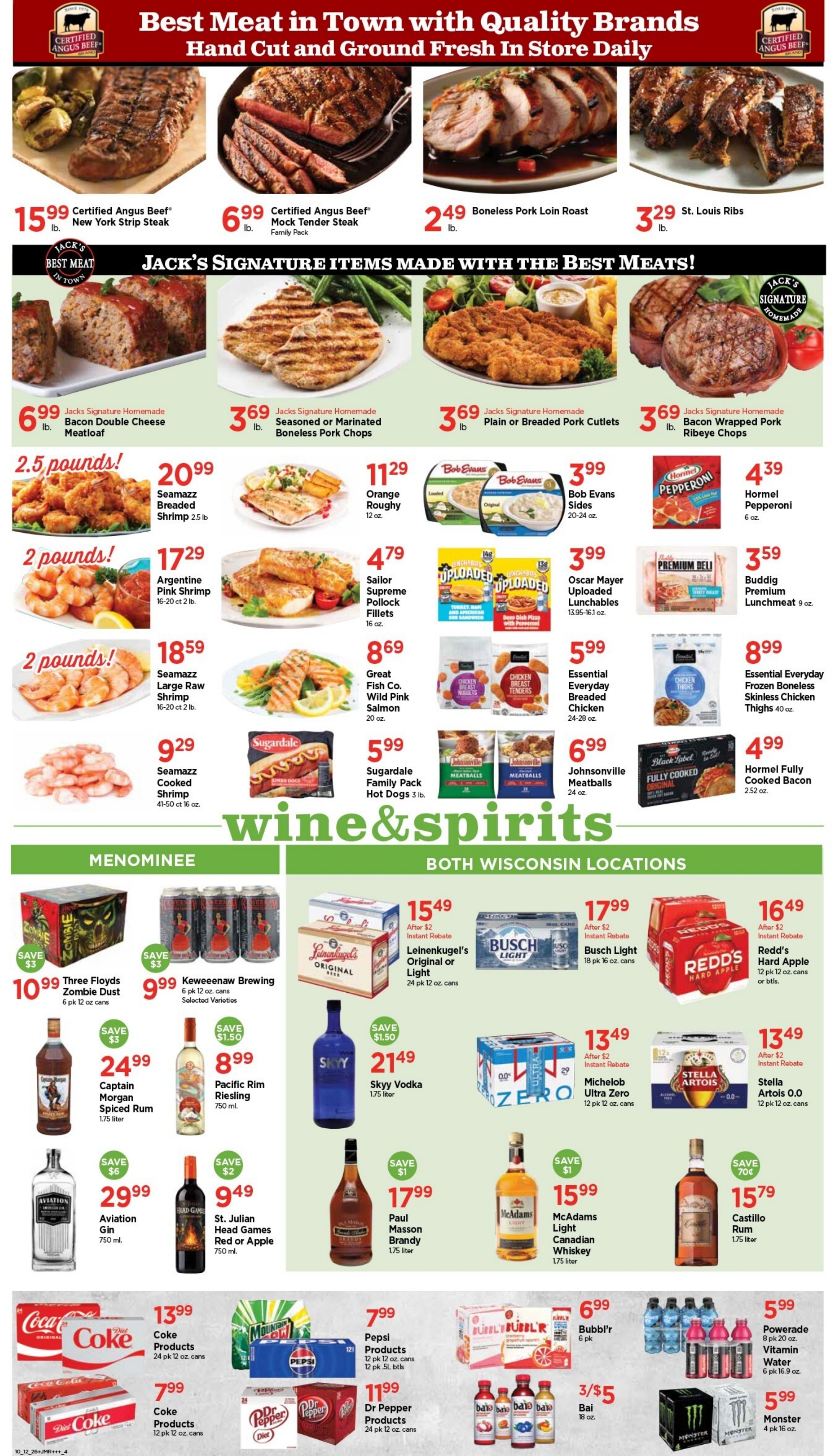 Jack's Fresh Market Weekly Ad October 12 - 18, 2026