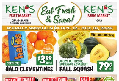 Ken's Fruit Market (Grand Rapids and Ionia, MI) Weekly Ad October 12 - 18, 2026