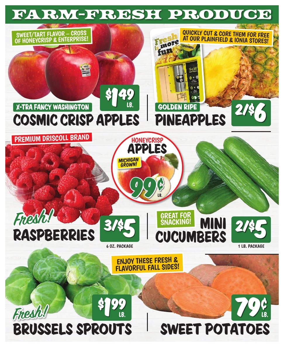 Ken's Fruit Market (Grand Rapids and Ionia, MI) Weekly Ad October 12 - 18, 2026