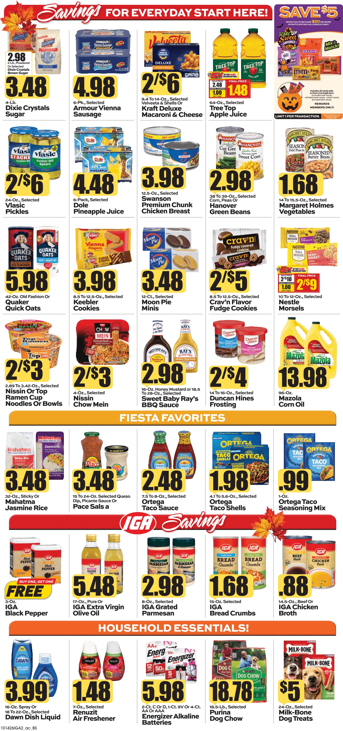 Ken's IGA Weekly Ad October 12 - 18, 2026