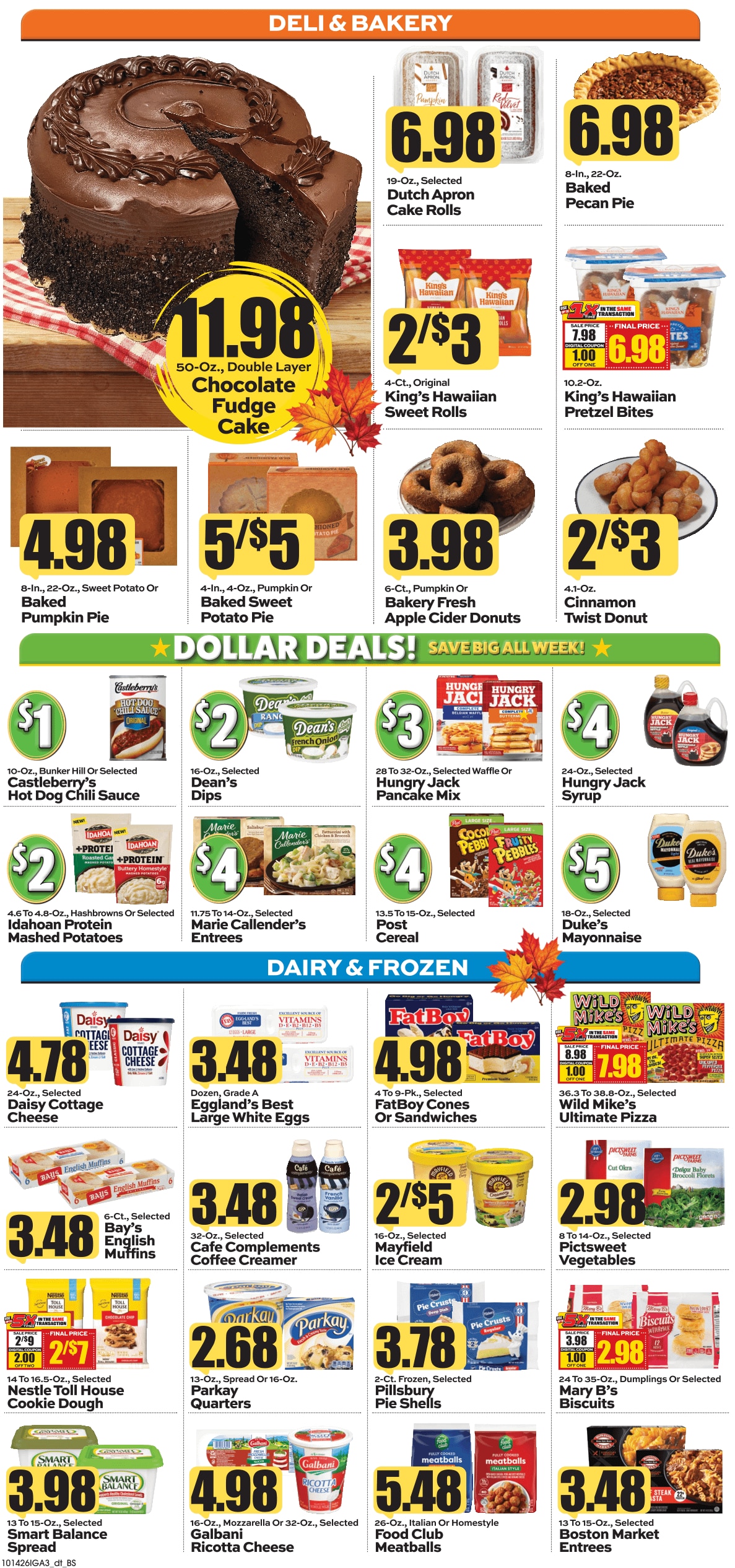 Ken's IGA Weekly Ad October 12 - 18, 2026