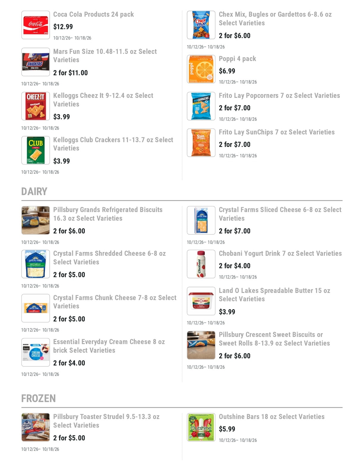 Barnesville Grocery Weekly Ad October 12 - 18, 2026