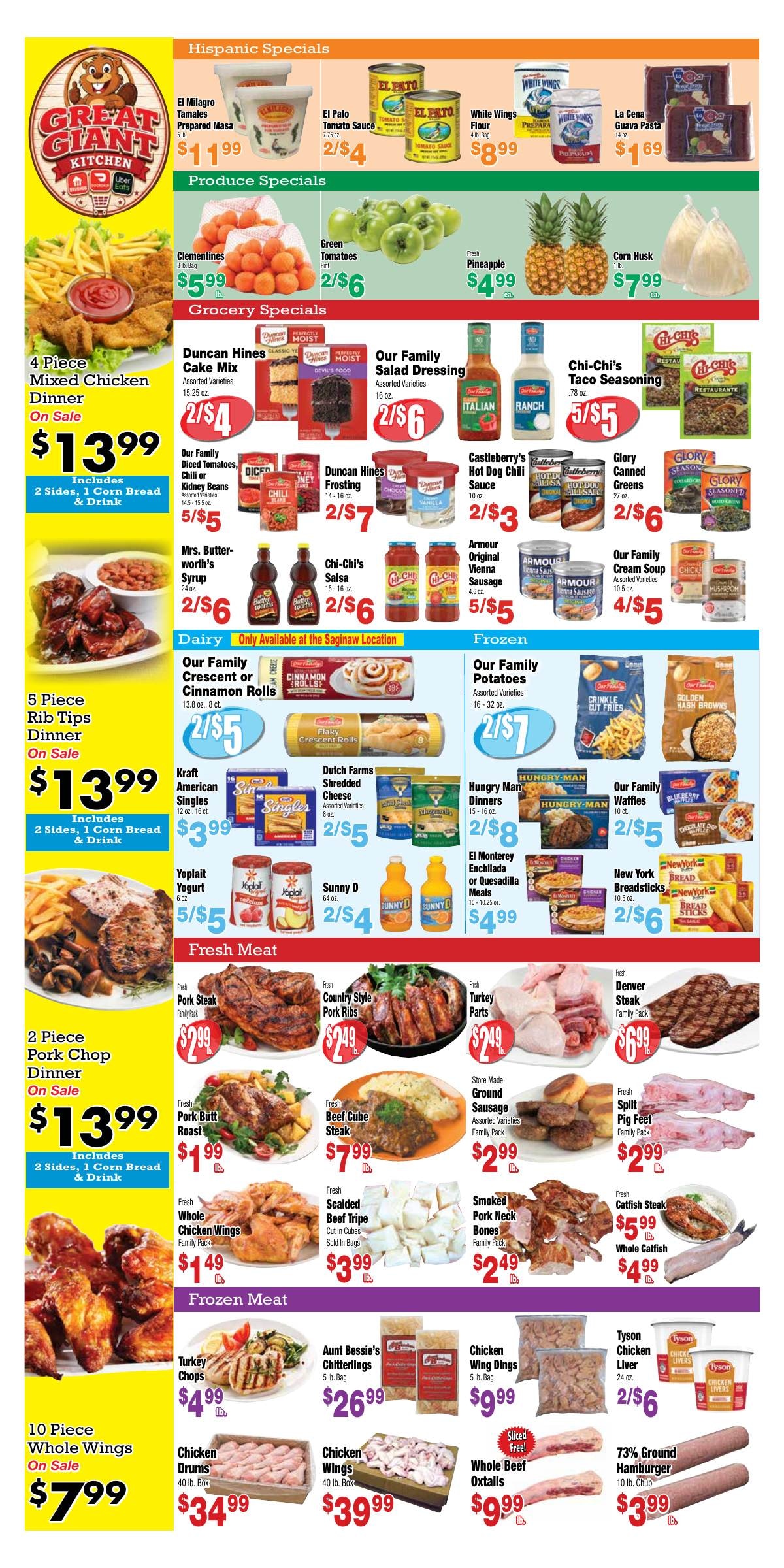 Great Giant Supermarket Weekly Ad October 11 - 24, 2026