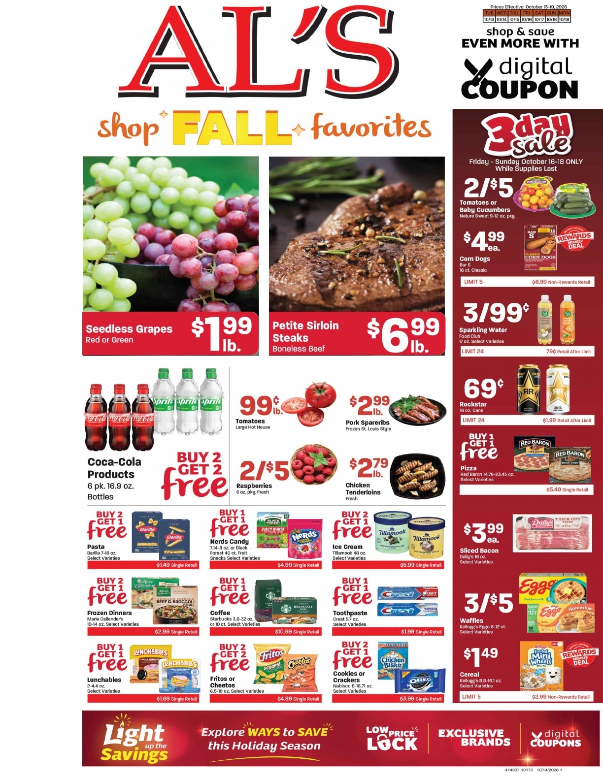 Al's Foodtown Weekly Ad October 13 - 19, 2026