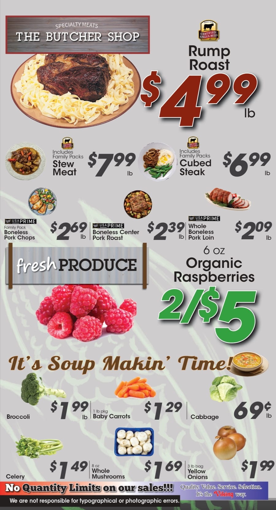 Viking Village Foods Weekly Ad October 12 - 18, 2026