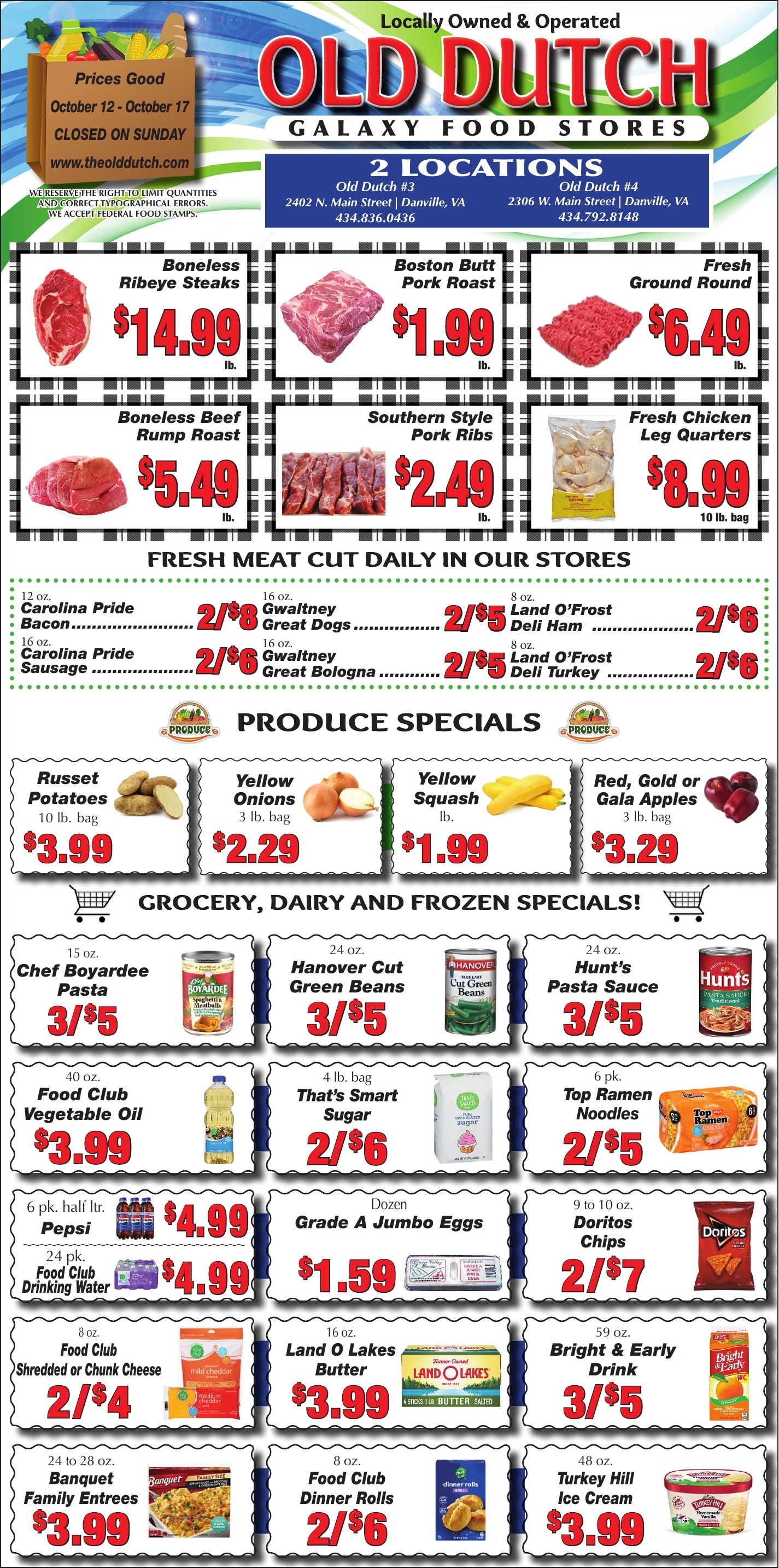 Old Dutch Supermarket Weekly Ad October 12 - 17, 2026