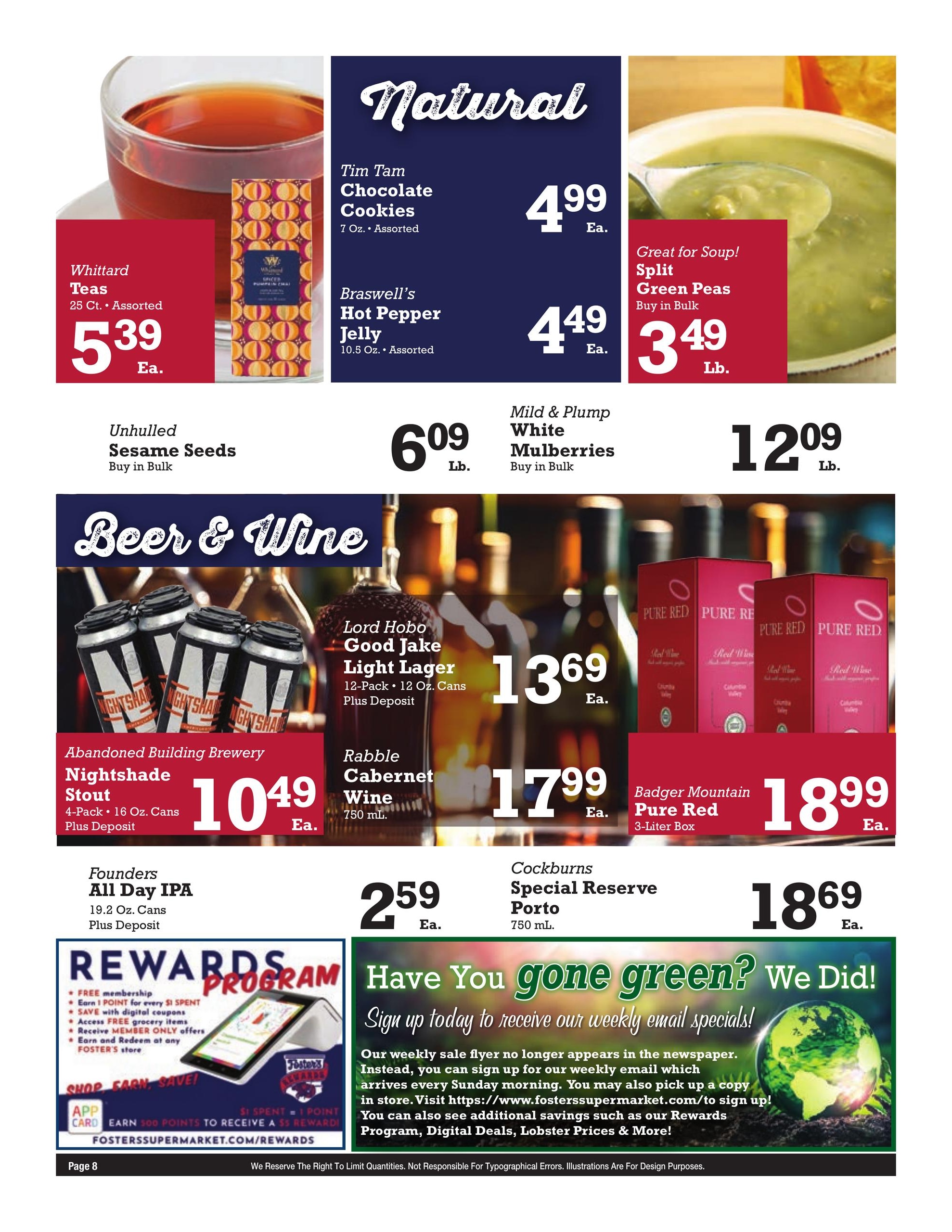 Foster's Super Market Weekly Ad October 12 - 17, 2026