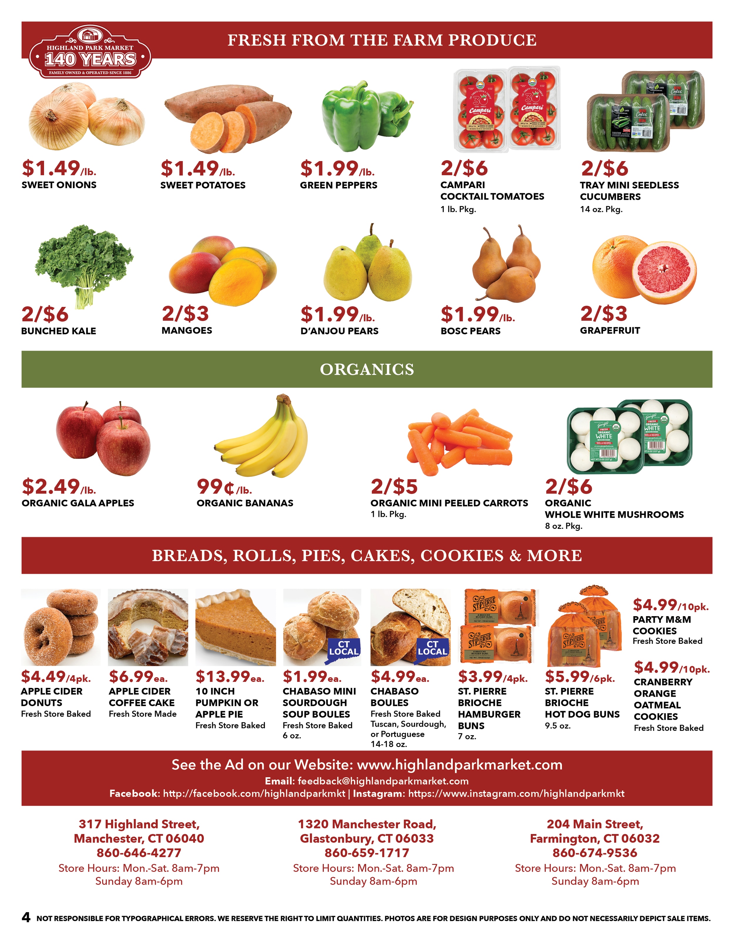 Highland Park Market Weekly Ad October 18 - 24, 2026