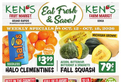 Ken's Fruit Market (Grand Rapids Area, MI) Weekly Ad October 12 - 18, 2026