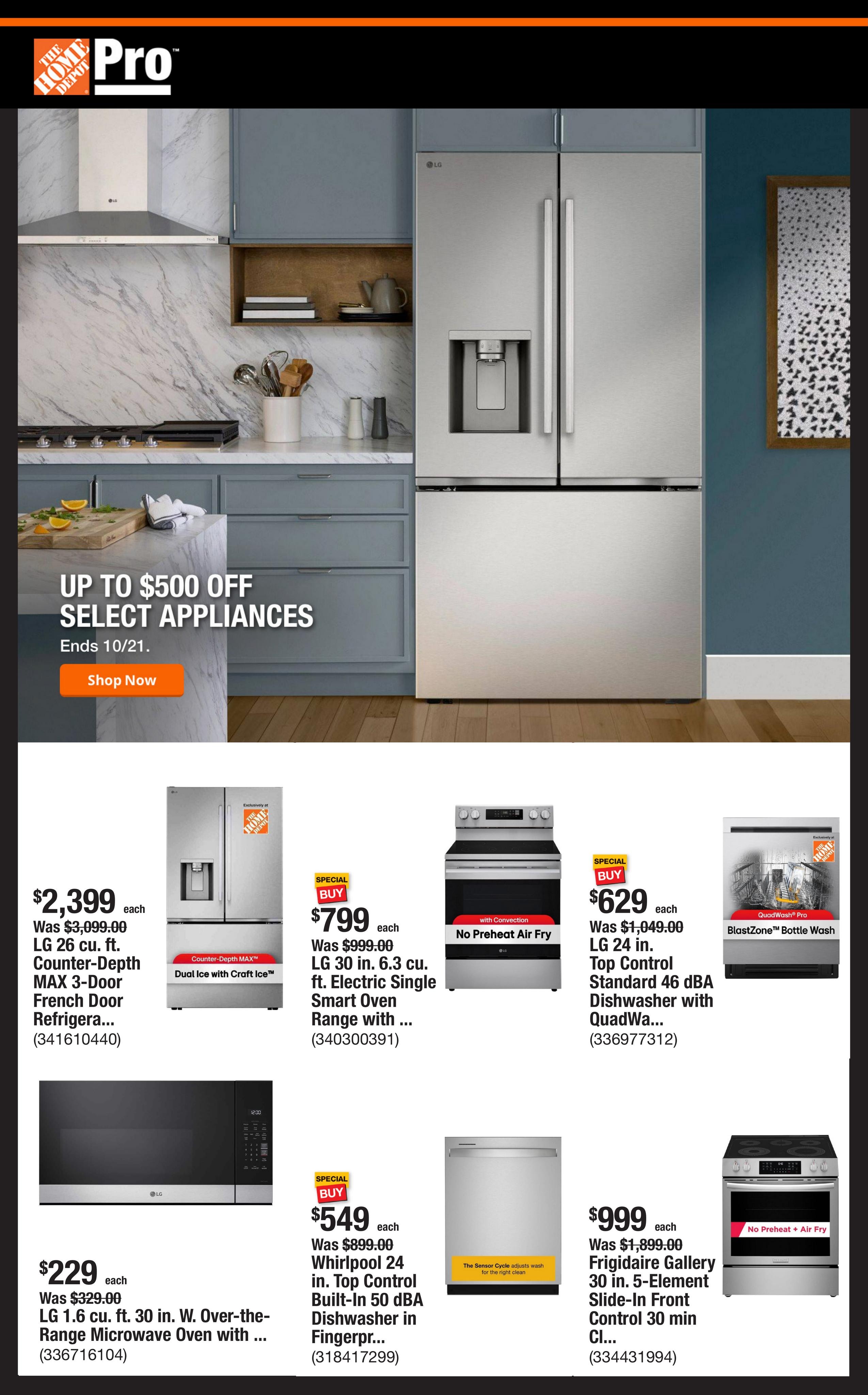 Home Depot (Bowling Green Area, KY) Weekly Ad October 12 - 19, 2026