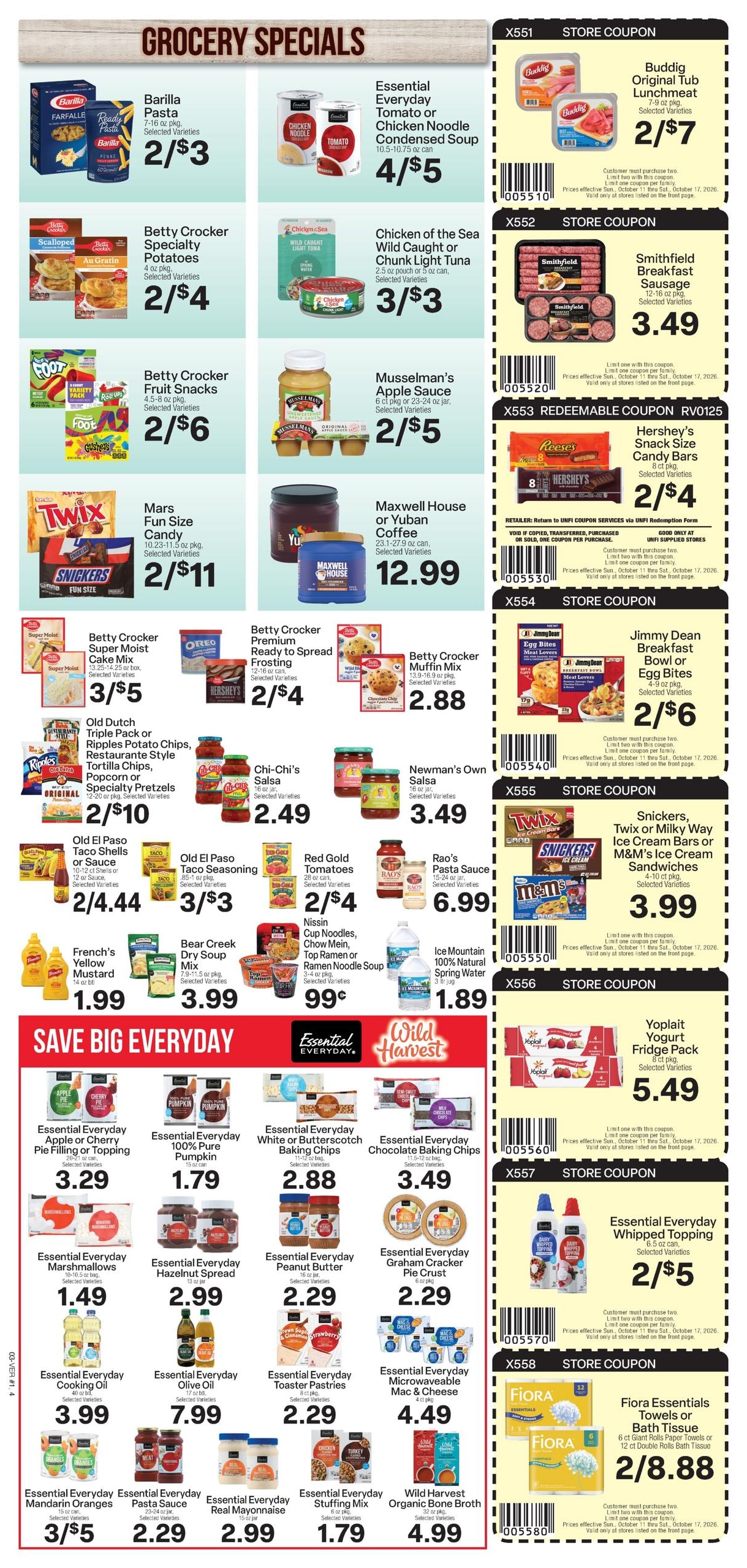 King's County Market Weekly Ad October 11 - 17, 2026