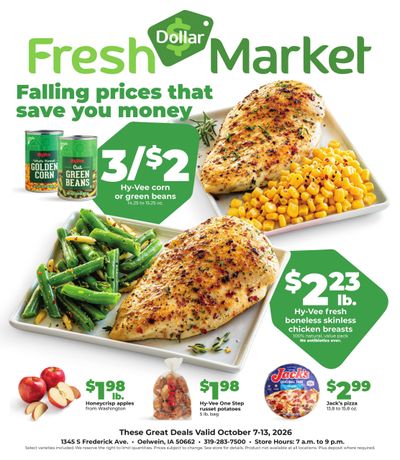 Hy-Vee (Janesville Area, IA) Weekly Ad October 7 - 13, 2026