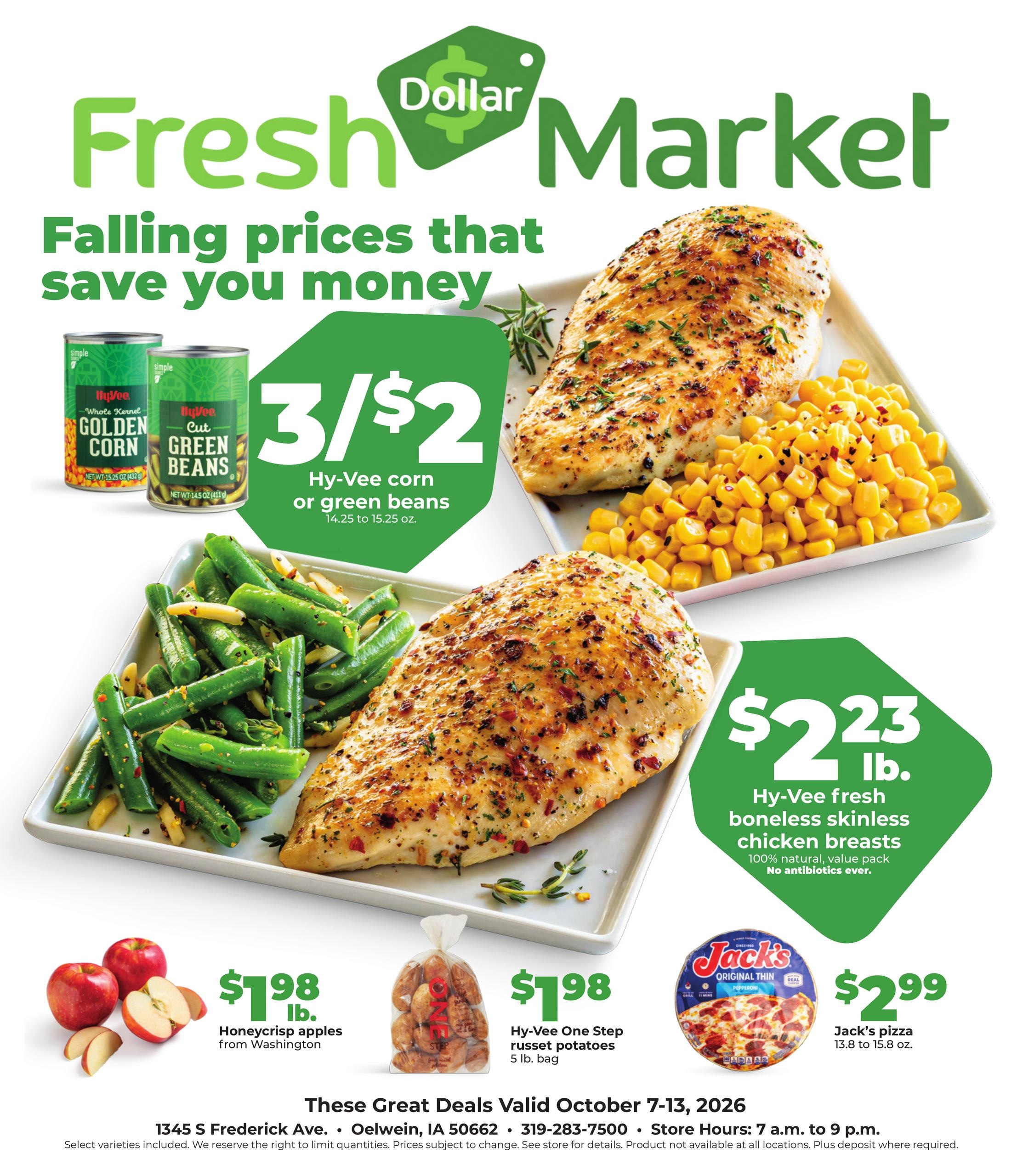 Hy-Vee (Janesville Area, IA) Weekly Ad October 7 - 13, 2026